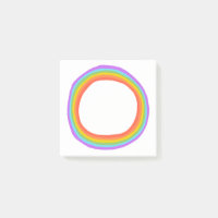 Regnbågscirkel Chic Färgfull Roligt Modern Ring