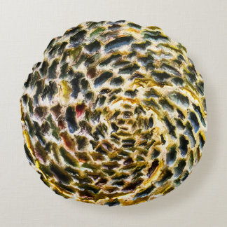 Regnbågsdepression Rund Kudde