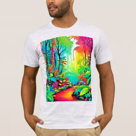 Regnbågsdjungel: Levande Dröm T Shirt