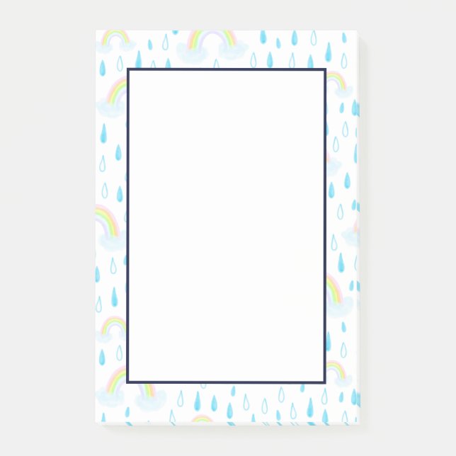 Regnbågsdrömmar Post-it Block (Framsida)