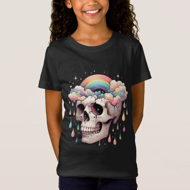 Regnbågsdrömmar skjorta t shirt (Framsida)