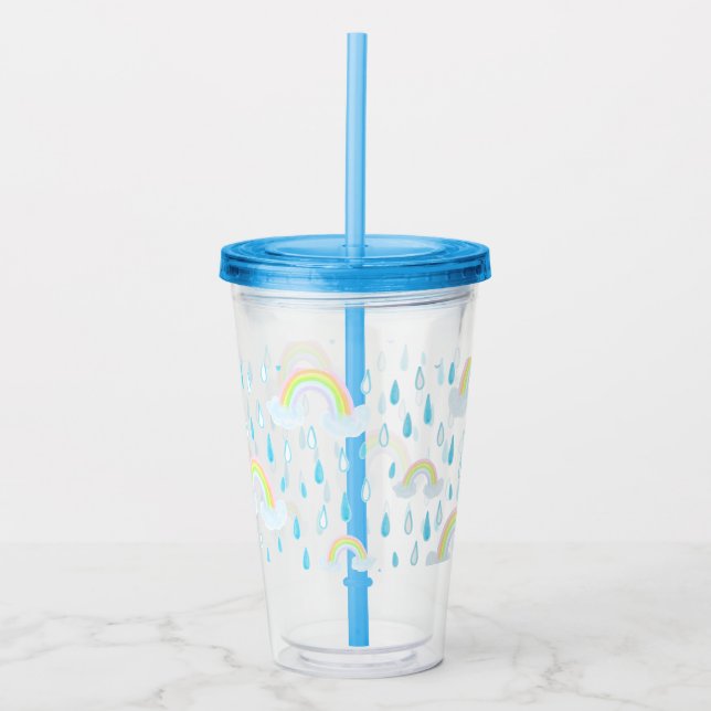 Regnbågsdrömmar Take Away Mugg (Framsida)