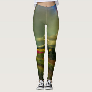 Regnbågsdrömmar: Vibrant Leggings för varje workou