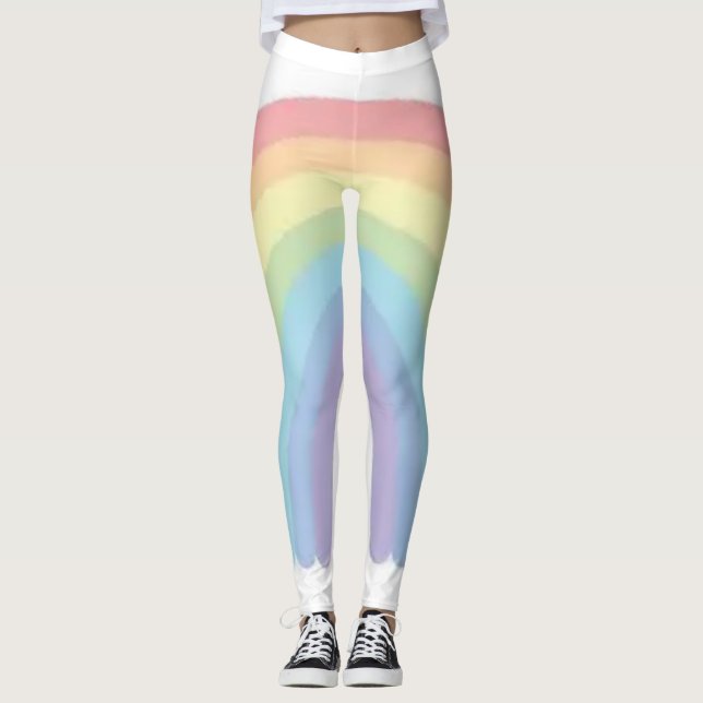 Regnbågsdrömsleggings Leggings (Framsida)