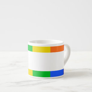 Regnbågsespresso Espressomugg