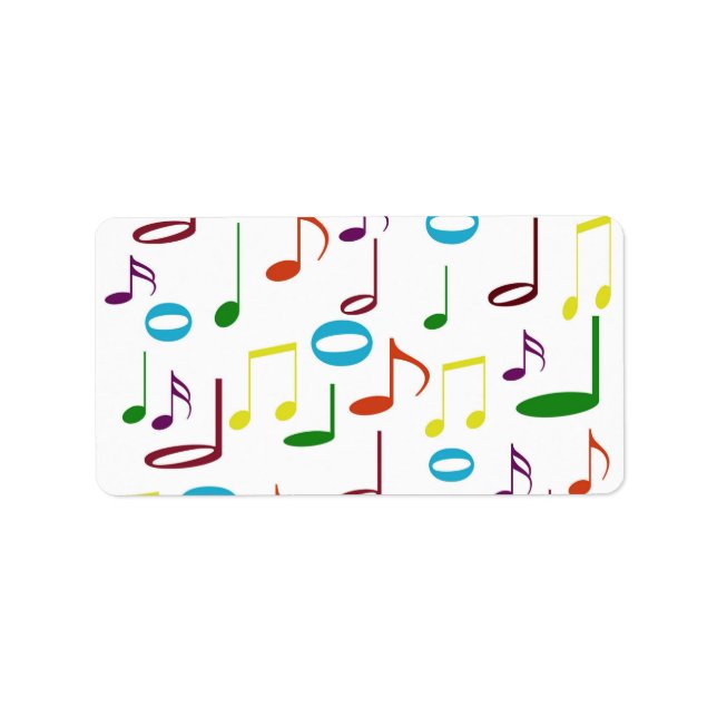 Regnbågsetikett Adressetikett (Framsidan)