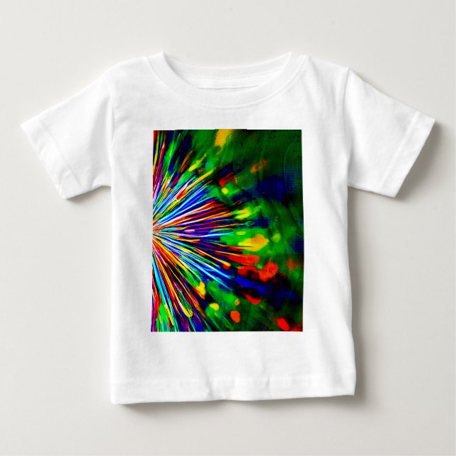 Regnbågsexplosion  t shirt (Framsida)