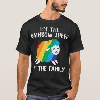 Regnbågsfår Queer Lesbisk Gay Csd Pridefestival T Shirt
