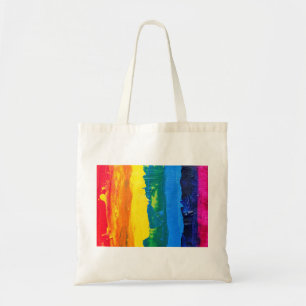 Regnbågsfärgad akrylfärgad Färger, Pride, Flag Tygkasse