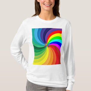 Regnbågsfärgad Mandala-46556 T Shirt