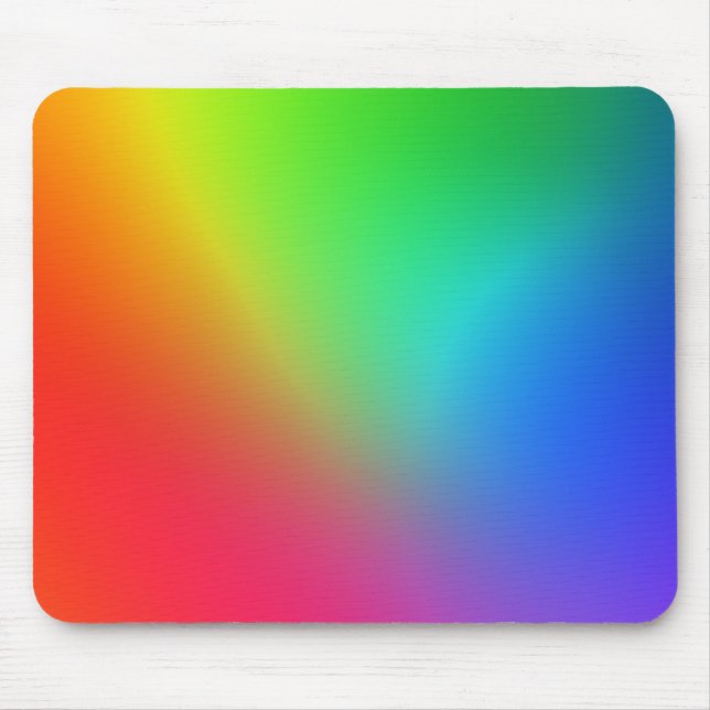 Regnbågsfärggradient Musmatta (Framsidan)