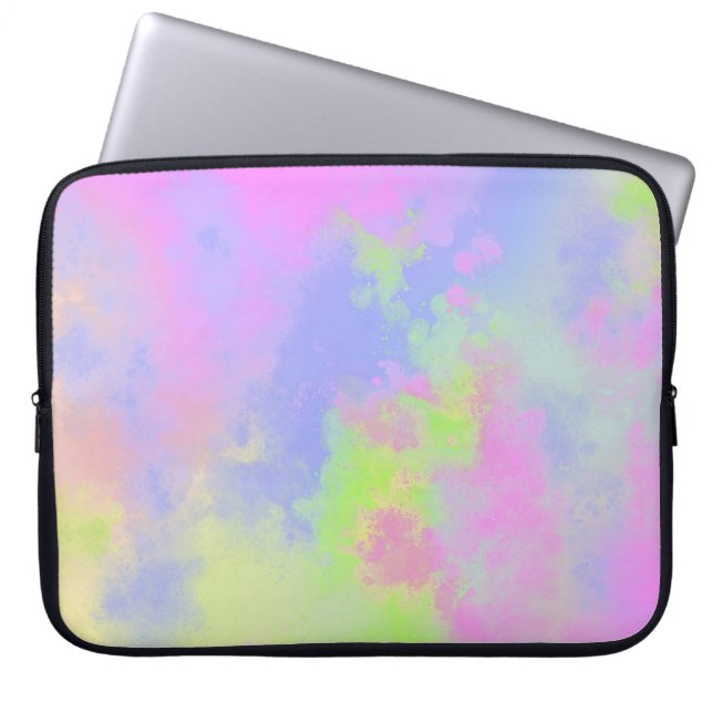 Regnbågsfärgplatta Laptop Fodral (Framsidan)