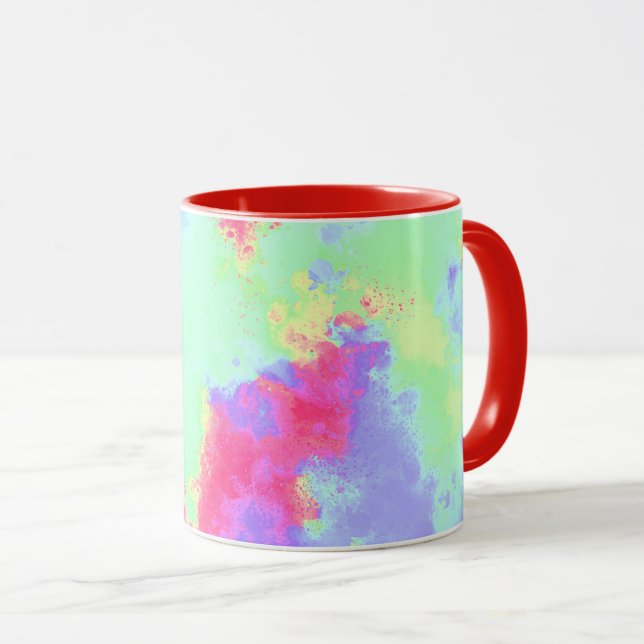 Regnbågsfärgplatta Mugg (Framsida höger)
