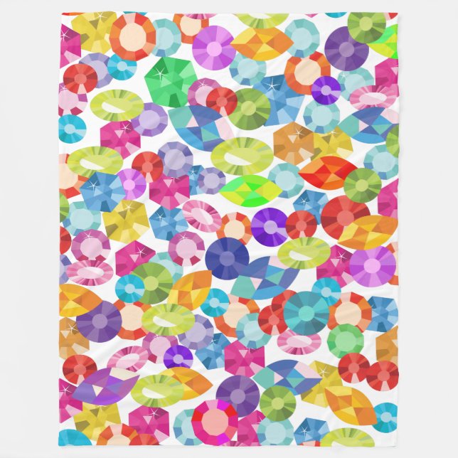 regnbågsfilt fleecefilt (Framsidan)