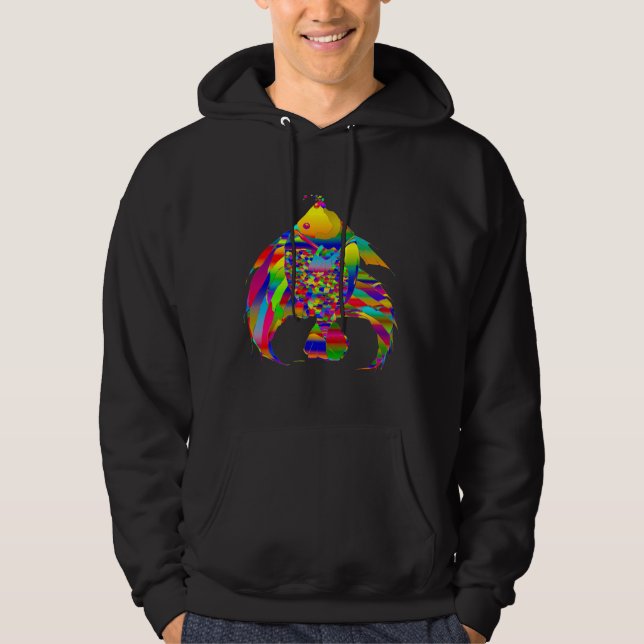 Regnbågsfisk 381 hoodie (Framsida)