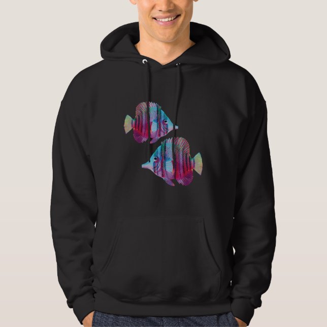 Regnbågsfisk 382 hoodie (Framsida)