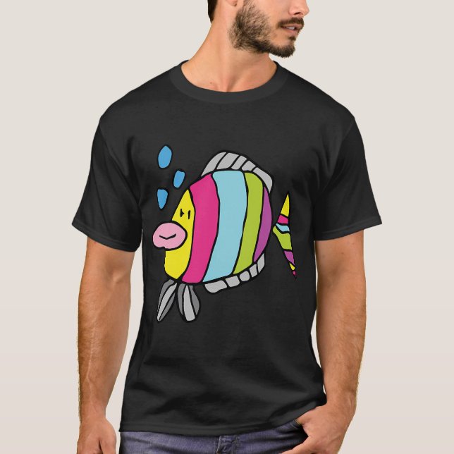 Regnbågsfisk av Everything Eli T Shirt (Framsida)