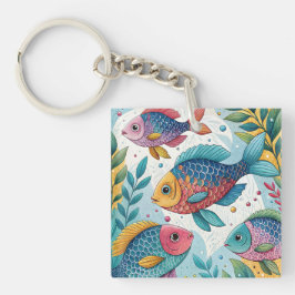 Regnbågsfisk i undervatten