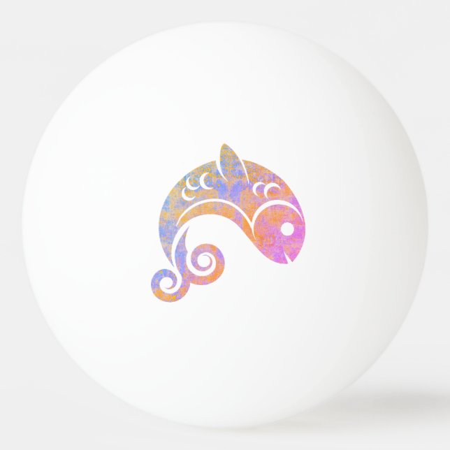 regnbågsfisk pingisboll (Framsidan)