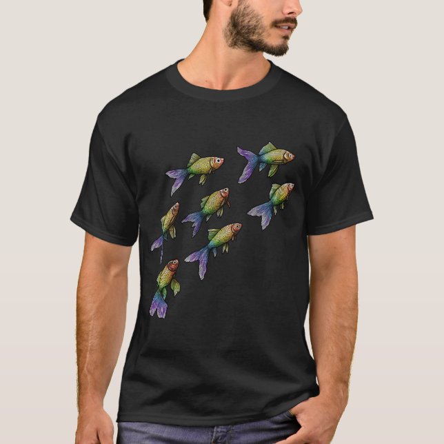 Regnbågsfisk T Shirt (Framsida)