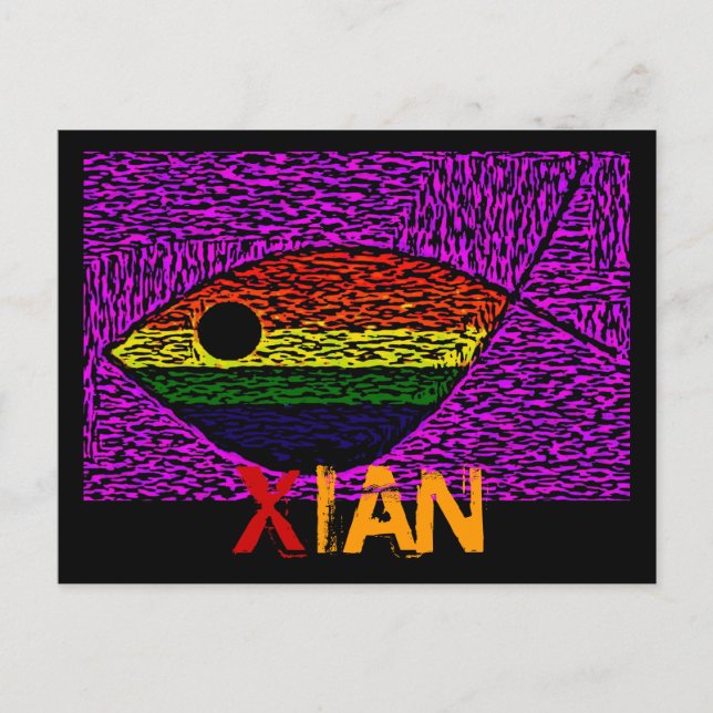 Regnbågsfisken Vykort (Framsida)