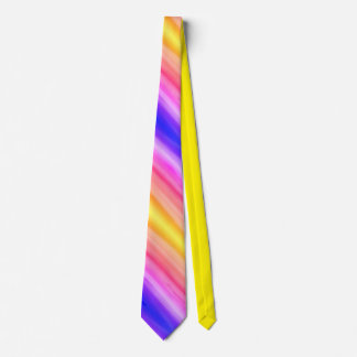 Regnbågsflödesstripe Neck Tie Slips