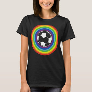 Regnbågsfotboll - HBT T Shirt