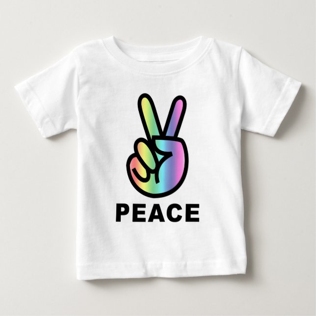 Regnbågsfred T-shirt (Framsida)