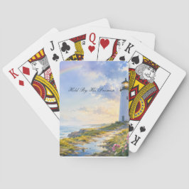 Regnbågsfyren Kustakvarell Casinokort