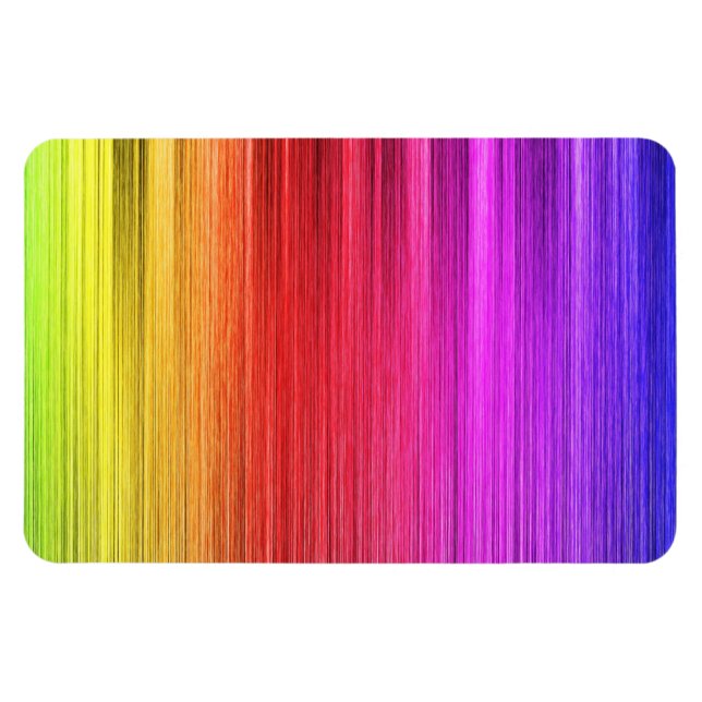 Regnbågsgardinsdesign Magnet (Horisontell)