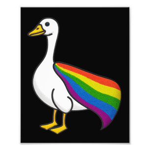 Regnbågsgås HBTQ Pride Gay Transperson HBTQ+ Fototryck