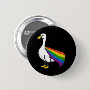 Regnbågsgås HBTQ Pride Gay Transperson HBTQ+ Knapp