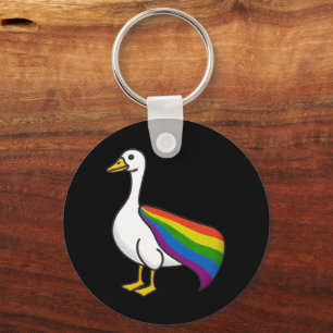 Regnbågsgås HBTQ Pride Gay Transperson HBTQ+ Nyckelring