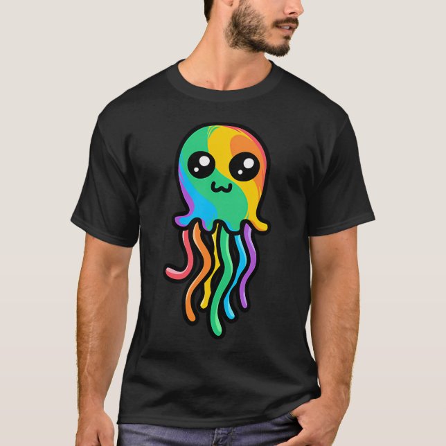 Regnbågsgelé T Shirt (Framsida)