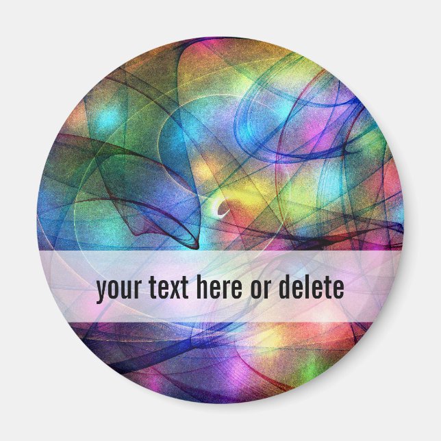 regnbågsglande ljus magnet (Framsidan)