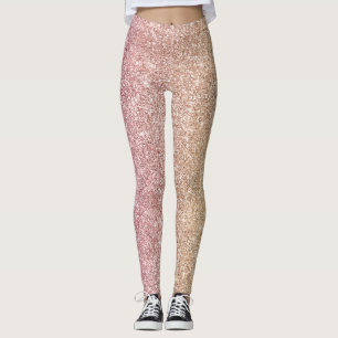 Regnbågsglitter leggings