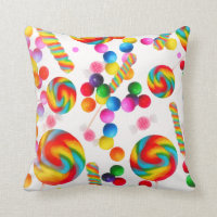 Regnbågsgodis Sötsaker Candyland Lollipops Färgrik