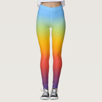 Regnbågsgradient Färgglada Ombre Atletiska