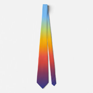 Regnbågsgradient halsduk Flerfärgad Ombre Livlig Slips