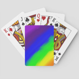 Regnbågsgradient Konstnärliga Spelkort