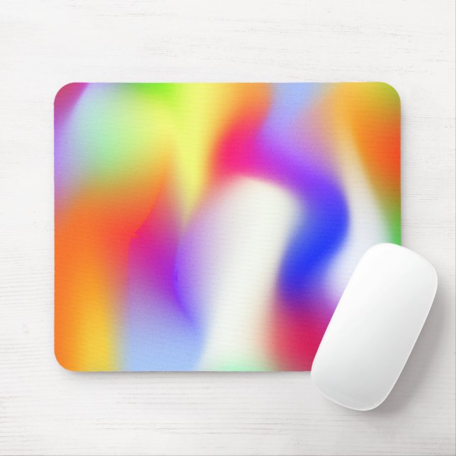 Regnbågsgradient Musmatta (Med mus)
