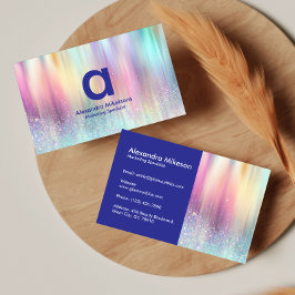 Regnbågsgradient Professionell Design Visitkort