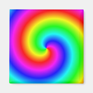 Regnbågsgradient spiral magnet