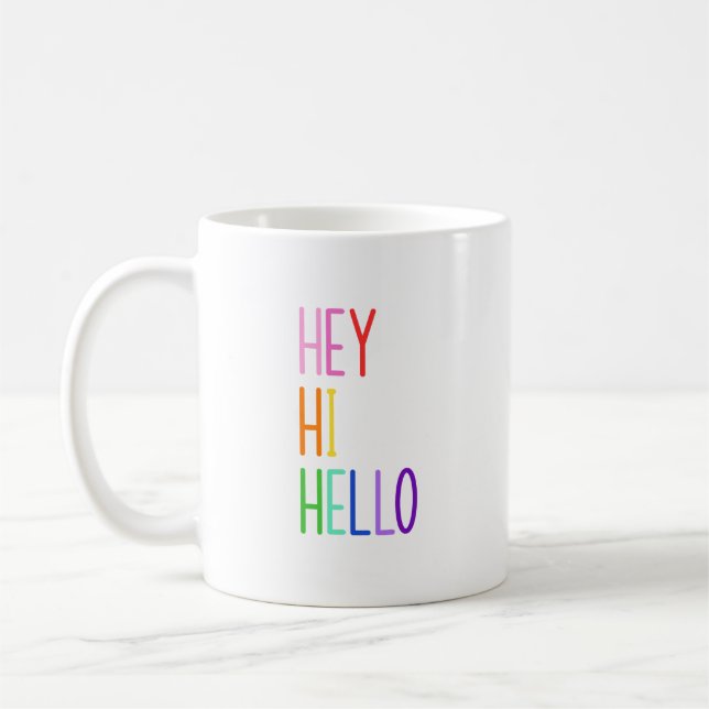 Regnbågshej Kaffemugg (Vänster)