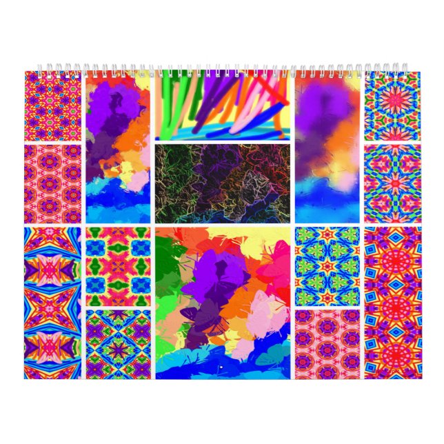 Regnbågskalender för magiska markörer kalender (Omslag)