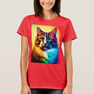 regnbågskatten t shirt
