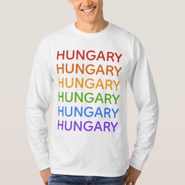 Regnbågskjortor och jacka t shirt (Framsida)