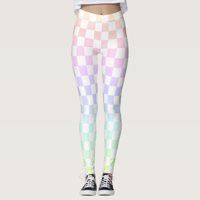 Regnbågskontroll Leggings (Framsida)