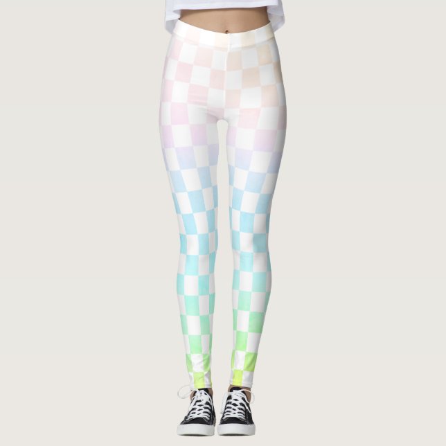 Regnbågskontroll Leggings (Framsida)