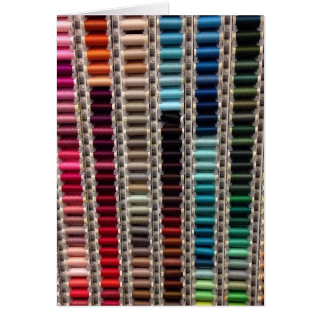 Regnbågskoppling Sywing Mode Costume Design Hälsningskort (Framsidan)